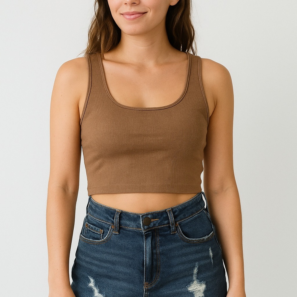 H&M  Ribbed Crop Top Bundle